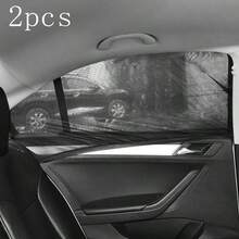 2pcs Universal Car Window Sunshade Side Window Sunshade Rear Window Sunshade UV Protection - A - View 2