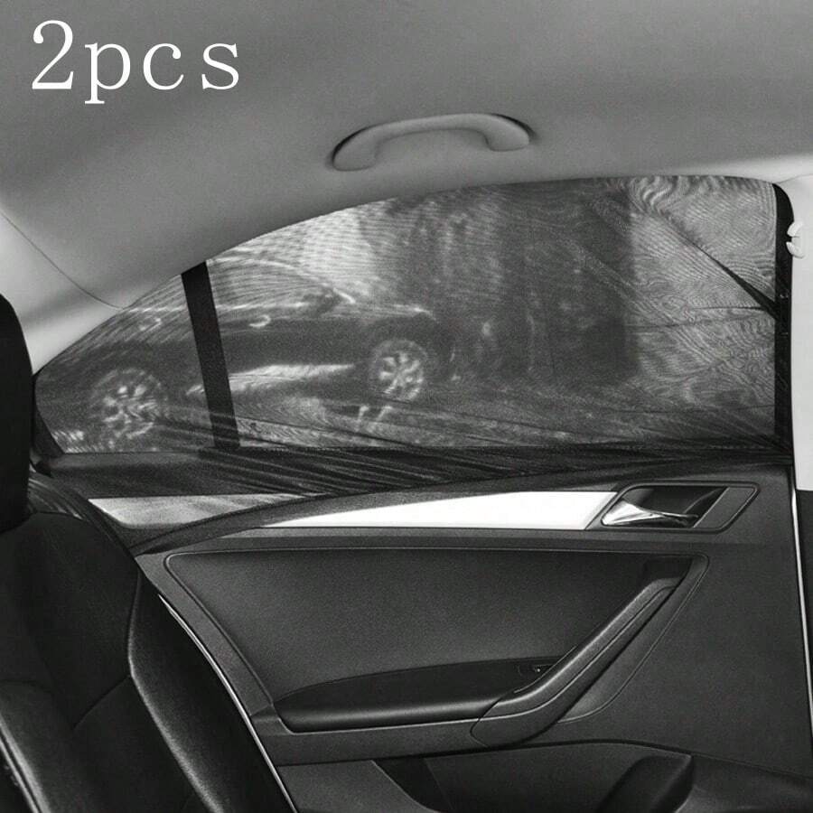 2pcs Universal Car Window Sunshade Side Window Sunshade Rear Window Sunshade UV Protection