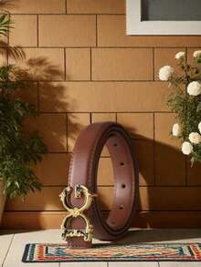 Women's Business Letter Belt, Solid Color, Simple And Casual, Versatile With Jeans And Dresses, Fashionable A Perfect Halloween And Christmas Gift. - Multicolor - View 12