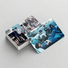 COR TIS Lo Mo Cards Set 55Pcs Per Box, Kp Op Idol Collection Photo Cards, Blue Lips & Green Green Series Hologram Postcards, Fan Merchandise Decorative Cards, Gift For Fans, Collectible Photo Cards For Collection And Decoration - Multicolor - View 10