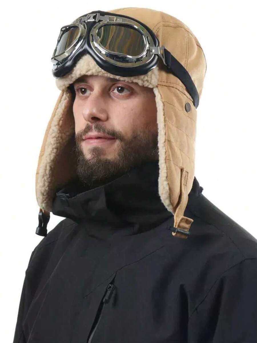 Aviator Lei Feng Hat For Men And Women, Winter Outdoor Skiing Cycling Ear Protection Warm Hat - Multicolor - View 1