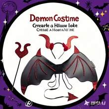 Halloween Bat Wings Three Pieces Costume Party/Stage Performance (Actual Product As Shown In SKU Image) - View 3