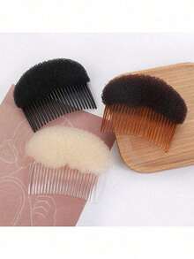 1/2pcs Root Volume Hair Comb, Invisible Root Padding, Women's Hair Volumizing Styling Tool, Increase Hair Volume, Suitable For Holiday Autumn - Multicolor - View 5