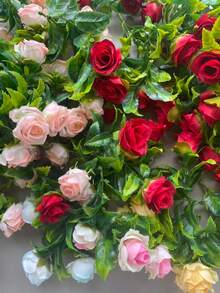 10/20pcs Artificial Roses, Flocked Material Soft Touch 10cm/4in, Suitable For Wedding Decor, Bridal Bouquet, Home Decor, Anniversary, Birthday Party, DIY Crafts, Floral Centerpiece, Party Backdrop, Outdoor Garden Decoration - Rose - View 9
