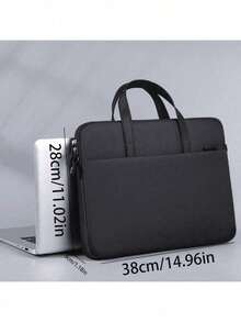 Fashionable Minimalist New Versatile Shoulder Handbag Business Laptop Briefcase Office Bag Padded Tech Organizer Case Travel Essential Professional - Multicolor - View 6