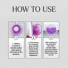 Lavender/Osmanthus Trash Can Fragrance Deodorizer Box 6pcs, Long-Lasting Fresh Lavender Scent, Quickly Decomposes Trash Can Odors And Kitchen Waste Smells, Gentle And Non-Irritating, Adhesive Design For Easy Installation, Suitable For Home Kitchen, Bathroom, Bedroom Trash Cans, Long-Lasting Odor Removal And Air Purification, Compact And Space-Saving, Home Deodorizing And Freshing Essential - Multiple Types - View 7