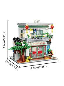 2142pcs Miniature Lighthouse Adult Building Toy, Vintage Coastal Style Nautical Model, Includes Matching Decorative Stickers, Suitable As Decorative Ornament, Holiday Gift, Halloween Gift Or Birthday Gift - Multicolor - View 8