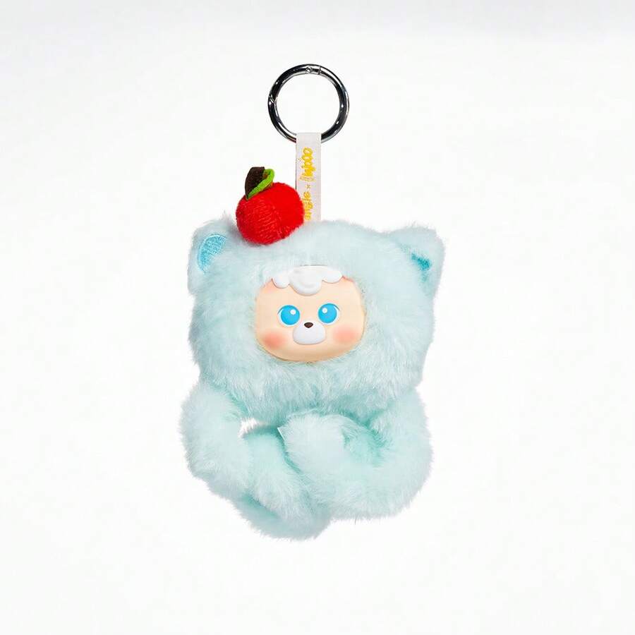 Tangle X HiddenWooo Mallow Bears 海鹽薄荷色乙烯基毛絨減壓吊飾