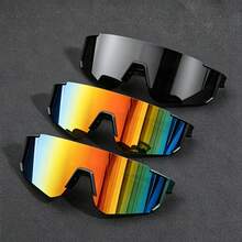 Multiple Pairs Men's Plastic Sports Cycling Decorative Fashion Glasses Suitable For Daily Wear, Photography, Shopping, Hiking, Travel And More - Multicolor - View 29