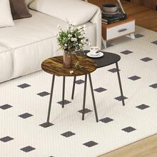 Nesting Side Table Set Of 2 - Rustic Brown - T0001-01-14085 - View 6