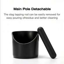 1pc Espresso Knock Box, Coffee Knockout Bin. Equipped With A Removable Knock Bar. Made Of ABS Material, Easy To Clean. Anti-Slip And Shock-Absorbing Design At The Bottom. Suitable For Home/Cafe/Bar Use. A Must-Have Coffee Accessory For Professionals. - View 9