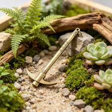 4pcs Mini Shovel Tools, Miniature Model, Realistic Farm Tools, Flower Pot Decor, Suitable For Fairy Garden Decoration, DIY Model Accessories, Autumn Collectible Decor, Outdoor Autumn Decoration, Halloween Home Decor - A - View 6