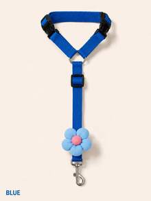 1pc Adjustable Pet Car Safety Tether, Vehicle Restraint Strap With Headrest Fixing Belt And Metal Clip, Suitable For Dogs, Cats And Small Pets, Ideal For Daily Commute, Walking, Training And Outdoor Use, Multi-Color Pet Car Accessories, Suitable For Rear Seat Travel And Camping - Multicolor - View 19