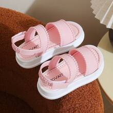 Girls' Summer Casual Fashion Thick Sole Sandals - Pink - View 5