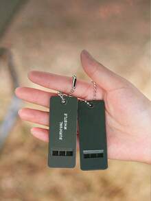Sports 3-Tone Outdoor Survival Whistle, Suitable For Camping, Hiking, Earthquake And Disaster Relief - Multicolor - View 4