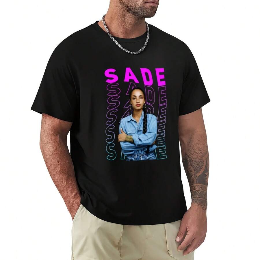 Sade T-Shirt Basic Tee Shirt For Everyday Outfit - 款式 - 查看 1