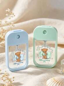 Card Spray Bottle, Bow Bear Print, Perfume Refillable Bottle, Portable Refillable Spray Bottle, Transparent Dispenser Bottle, Leak-Proof Cosmetic Container, Suitable For Perfume, Toner, Travel Essential, Fashionista Must-Have, Gift For Girls/Women, Unique Birthday Gift, Party Gift, Back To School Gift, Vacation Gift, Holiday Gift - Multicolor - View 6