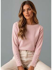 Women Sweaters - Púrpura malva - Ver 6