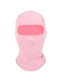 1pc Or 2pcs Unisex Solid Color Balaclava Hat Set, Single Hole Full Face Mask, Suitable For Daily Outings, Hiking, Vacation, Fishing, Sun Protection And Outdoor Activities - Multicolor - View 14