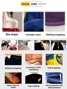 0.6cm,1cm Large Size High Elasticity Transparent Shoulder Strap TPU Transparent Style Clothing Underwear Bra Invisible Anti-Slip Elastic Band Stocking Mouth Elastic Various Clothing Types Edge Shaping Can Be Used - A - View 4