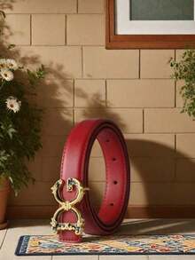 Women's Business Letter Belt, Solid Color, Simple And Casual, Versatile With Jeans And Dresses, Fashionable A Perfect Halloween And Christmas Gift. - Multicolor - View 5