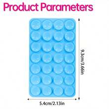 40pcs Multifunctional Double-Sided Silicone Suction Cup Stickers, Anti-Slip Phone Suction Pad For Selfie & Bathroom Use - Multicolor - View 6
