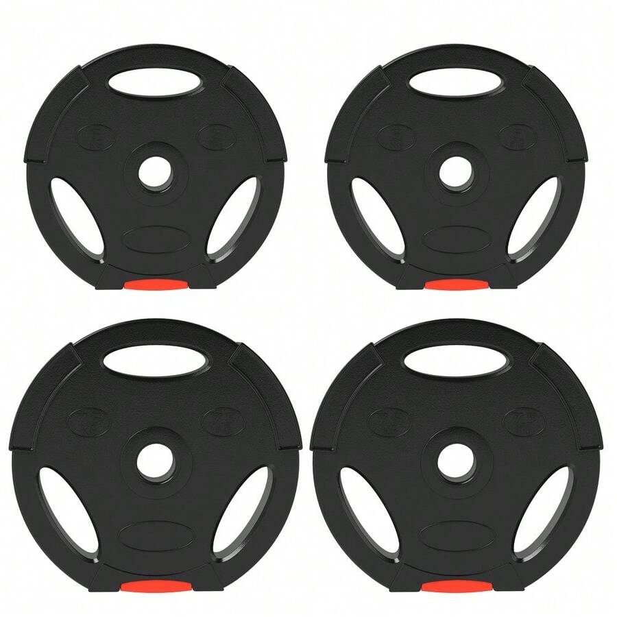 Weight Plates Set, With Two 7.5kg And Two 5kg Weights, Black - T0001-01-3701 - View 1