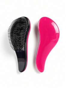 1pc Unisex Painless Detangling Comb, Suitable For Wet And Dry Hair, Anti-Hair Loss Comb, Hair Styling Tool, Essential Travel Hair Care Accessory - A - View 9