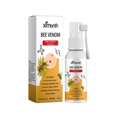 Spray para Eliminar Verrugas con Veneno de Abeja Ximonth - Limpia la piel, cuida y repara suavemente las verrugas y las marcas cutáneas.