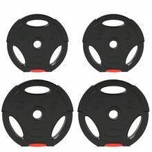 Weight Plates Set, With Two 7.5kg And Two 5kg Weights, Black - T0001-01-3701 - View 12