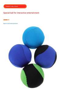 Water Bouncing Ball, TPR Gel Core Skip Ball For Pool Beach Lake, Splash Ball Summer Outdoor Water Toy For Adults Family Fun, Floating Reusable - 彩色 - 查看 7