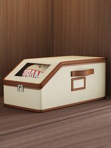 1pc Foldable Large Capacity Baseball Cap Storage Display Box - Baseball Cap Storage Box With Transparent Window And Zipper Dust Cover; Slanted Design, Suitable For Wardrobe Drawer, Bedroom, Home Decor, Storage, Autumn Home Decor, Dorm And Home Use. - Multicolor - View 13