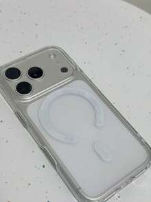 透明手機殼，適用於 iPhone 17/15/16 Pro Max/15 Plus/13 Pro Max/12/11/14，磁吸充電、防震、散熱、極簡超薄保護殼 - 無色 - 查看 3