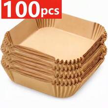 Air Fryer Parchment Paper Liners, Oil-Absorbent Baking Mat For Oven, Heat-Resistant Square Silicone Oil Paper For Food, Home Use - View 3
