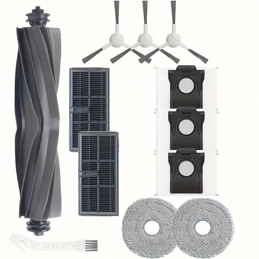 L10s Ultra Gen 2/L10s Pro Heat Ultra/X30 Ultra Vacuum Cleaner Replacement Parts Set, Main Brush, HEPA Filter, Side Brush, Dust Bag, Mop Cloth - L10s Ultra - View 1
