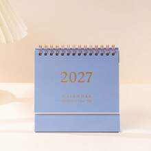 1件 2027 極簡風桌面月曆計畫表，每日備忘錄行程追蹤器，辦公室學校桌面文具裝飾 - 多款 - 查看 11