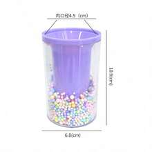 Colorful Square/Round Foam Pen Holder Student Gift Learning Stationery Desktop Storage Pen Holder Back To School Essential, First Day Of School - Multicolor - View 13