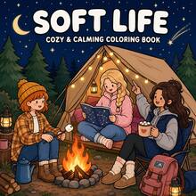 GDTME Comfort Life 4: Libro para colorear de la serie, Vida cotidiana cálida, 24 páginas de patrones simples y cómodos fáciles de colorear. Las páginas se pueden arrancar como piezas de arte decorativo para la relajación y el alivio del estrés. Adecuado como regalo de cumpleaños para familiares y amigos, libros para amantes de mascotas, regalos de Halloween, Navidad, regalos del Día de la Mujer, regalos de vuelta a la escuela, decoración de la habitación o papelería. Tamaño: 7.9 X 7.9 pulgadas. - Vida cómoda 4 - Ver 17
