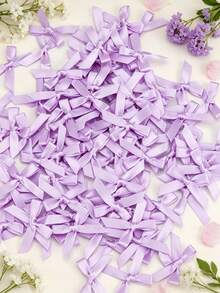 (50pcs/Pack) 4cm Ribbon Bows, Multiple Colors Available, Suitable For Gift Decoration And Hair Clip Headwear Making, Valentine's Day Gift - 4cm Ribbon Bow - View 12
