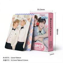 92pcs Thailand BounPrem K-Pop Star LOMO Collectible Photocards, Perfect For Holiday Gifts, Fun And Cute Gifts, Birthday Gifts, Easter Gifts, Halloween Gifts, Christmas Gifts, Party Gifts, Katseye Light Stick, Photocard, K-Pop, Katseye Photo Card - Multicolor - View 7