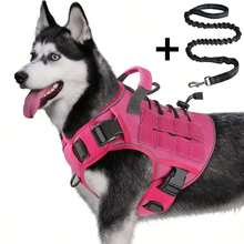 2PCS Dog Vest Harness And Leash Set No Pull With Handle For Better Control With Bungee Dog Leash For Medium Large Dogs Walking Hiking Training - Multicolor - View 18