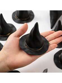 Black Mini Witch Hat, Suitable For DIY Crafts, Halloween Party Supplies, Party Decoration - Multi-color - View 5
