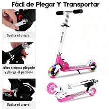 Kick Scooters, Foot Scooters - Pink - View 5