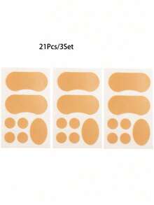 35pcs Anti-Friction Heel Pads, Foot Care Heel Protectors, Invisible Adhesive Backing, Foam Material For Ankle, Back To School Supplies, Women's Shoes & Boots Accessories, Suitable For Outdoor, Sports, Travel, Home, Office, School And More - Multicolor - View 13
