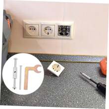 86 Adjustable Socket Box Repair Kit (Short 69mm, Long 82mm), 118 Adjustable Socket Box Repair Kit (Short 50mm, Long 61mm), Includes 10 Repair Tools, 10 Screws And 1 Wrench Set. Available In 86 And 118 Specifications. - Outlet Switch Wall Box Repair Kit - View 9