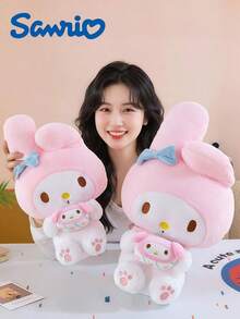 SANRIO 1件毛絨娃娃抱著迷你毛絨，可愛日系風毛絨娃娃，30cm/11.8in 與 45cm/17.7in，適合女孩、青少年、粉絲的可愛禮物，房間裝飾與車內裝飾 - 粉色 - 查看 1