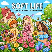 GDTME Comfort Life 4: Libro para colorear de la serie, Vida cotidiana cálida, 24 páginas de patrones simples y cómodos fáciles de colorear. Las páginas se pueden arrancar como piezas de arte decorativo para la relajación y el alivio del estrés. Adecuado como regalo de cumpleaños para familiares y amigos, libros para amantes de mascotas, regalos de Halloween, Navidad, regalos del Día de la Mujer, regalos de vuelta a la escuela, decoración de la habitación o papelería. Tamaño: 7.9 X 7.9 pulgadas. - Vida cómoda 4 - Ver 16