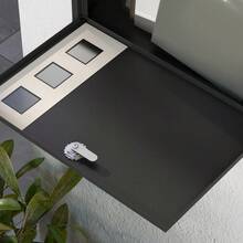 Wall Mounted Letterbox, Weatherproof Post Box, Modern Mailbox With 2 Keys And Viewing Windows, Easy To Install - T0001-01-6626 - View 4