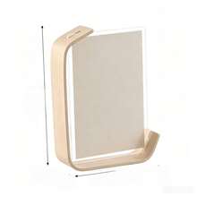 Multifunctional Acrylic Photo Frame With Acrylic Base - Perfect For Displaying Photos, Artwork, Etc. - Available In Four Sizes: 4x6 Inch Photo Frame, 5x7 Inch Vintage Wooden Transparent Acrylic Photo Frame, 6x8 Inch Photo Frame, And A4 (8.3x11.8 Inch) Photo Frame - Birch Color - View 6