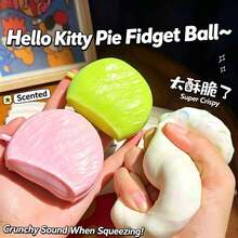 1pc Realistic Food Toy Multi-Color Chocolate Pie Building Block Filling Slow Rebound Malleable Stress Relief Squeeze Toy (Random Color) - Multicolor - View 1